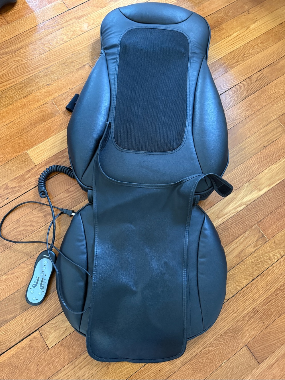 Brookstone Black and Gray Massage Seat Remote